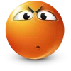 Стикер 28 Orange Face Emoji