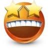 Стикер 25 Orange Face Emoji
