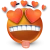 Стикер 6 Orange Face Emoji