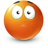 Стикер 10 Orange Face Emoji