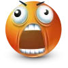Стикер 48 Orange Face Emoji