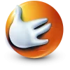 Стикер 44 Orange Face Emoji