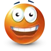 Стикер 39 Orange Face Emoji