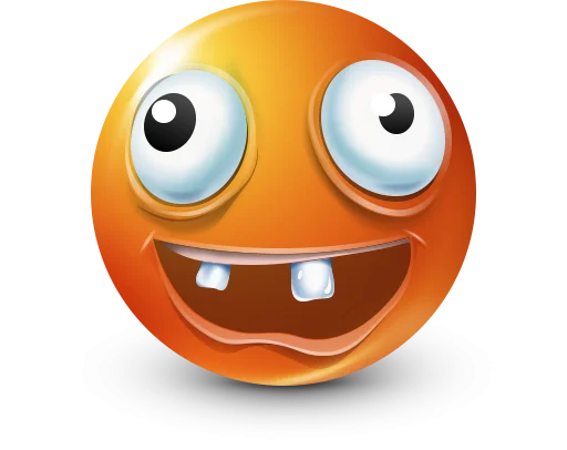 Стикер 49 Orange Face Emoji