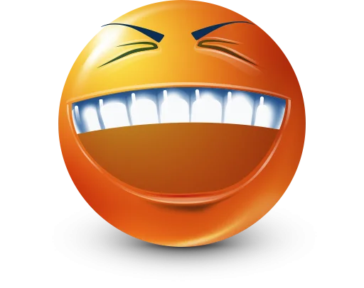 Стикер 13 Orange Face Emoji