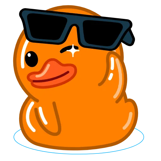 Стикер 10 Orange Utya