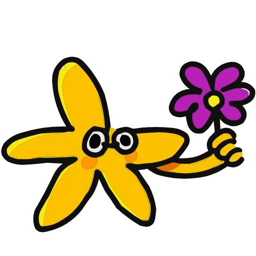 🌺 Эмодзи «Блестяхи» для Telegram
