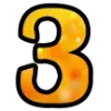 Стикер 10 Осенний шрифт
