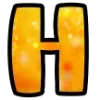 Стикер 16 Осенний шрифт