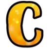 Стикер 20 Осенний шрифт