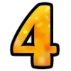 Стикер 49 Осенний шрифт