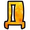 Стикер 5 Осенний шрифт