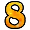 Стикер 53 Осенний шрифт