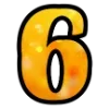 Стикер 51 Осенний шрифт