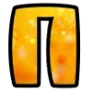 Стикер 18 Осенний шрифт