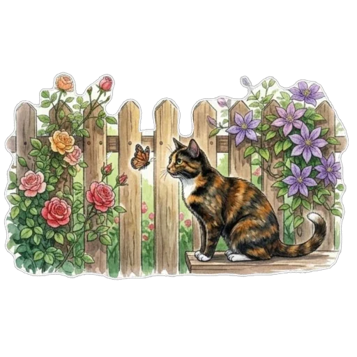 🐈 Стикер «Отдых» для Telegram