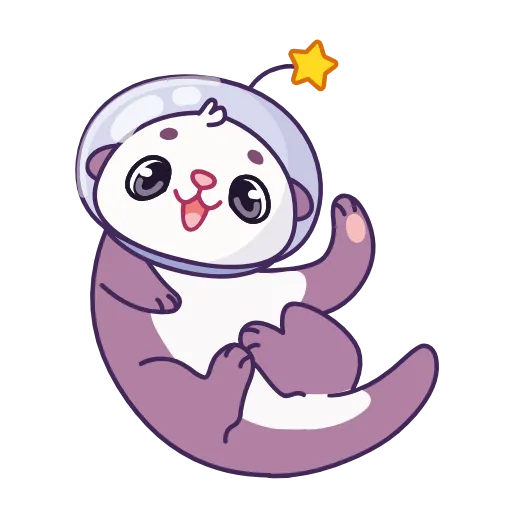 Стикер 13 Otter Space