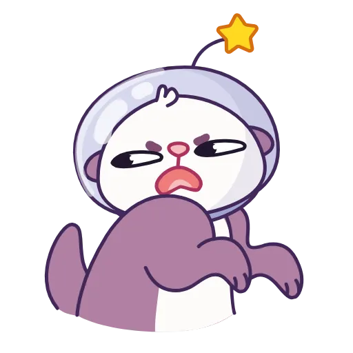 Стикер 6 Otter Space
