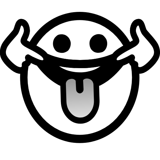 Стикер 17 Outline Emoji