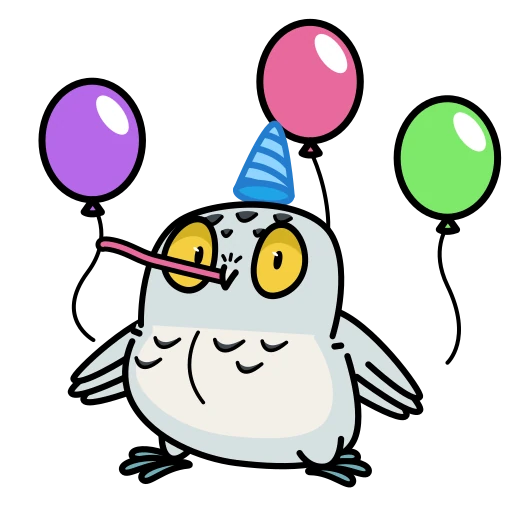 🤩 Стикер «Сова Макс» для Telegram