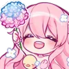 Стикер 4 Pink Merm