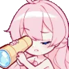Стикер 32 Pink Merm