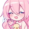 Стикер 27 Pink Merm
