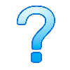 ❓️ Эмодзи «Синие буквы и иконки» для Telegram
