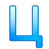 🔵 Эмодзи «Синие буквы и иконки» для Telegram