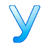 🔵 Эмодзи «Синие буквы и иконки» для Telegram
