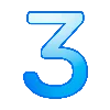 3️⃣ Эмодзи «Синие буквы и иконки» для Telegram