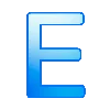 🔵 Эмодзи «Синие буквы и иконки» для Telegram