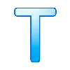 🔵 Эмодзи «Синие буквы и иконки» для Telegram