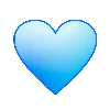 💙 Эмодзи «Синие буквы и иконки» для Telegram