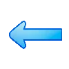 ⬅️ Эмодзи «Синие буквы и иконки» для Telegram