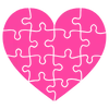 Стикер 25 Pink letters
