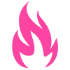 Стикер 19 Pink letters