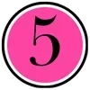 Стикер 11 Pink letters