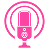 Стикер 35 Pink letters
