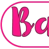 Стикер 58 Pink letters