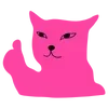Стикер 30 Pink letters