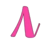 Стикер 4 Pink letters