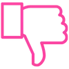 Стикер 41 Pink letters