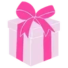Стикер 20 Pink letters