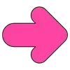 Стикер 14 Pink letters