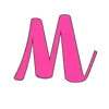 Стикер 5 Pink letters