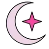 Стикер 31 Pink letters