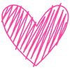 Стикер 24 Pink letters