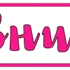 Стикер 50 Pink letters