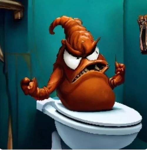 🤩 Стикер «Poops» для Telegram